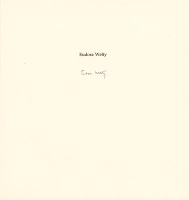 Lot #392 Eudora Welty (20) Signed Unused Book Pages - Image 16