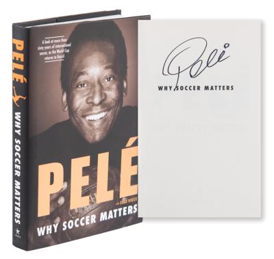 Lot #747 Pele Signed Book - Why Soccer Matters - Image 1