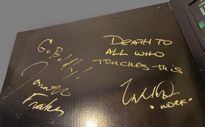 Lot #581 Star Trek: High-Quality 10-Foot-Long Replica Bridge Console Signed by Nichelle Nichols and (3) Next Generation Stars - Image 11