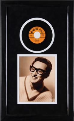 Lot #426 Buddy Holly Signed 45 RPM Single Record for 'Peggy Sue' - Image 4