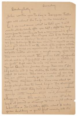 Lot #139 Thomas Edison Autograph Letter Signed on Seeking Automotive Battery Material at a Canadian Nickel Mine - Image 2