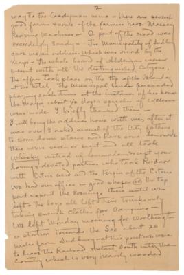 Lot #139 Thomas Edison Autograph Letter Signed on Seeking Automotive Battery Material at a Canadian Nickel Mine - Image 3