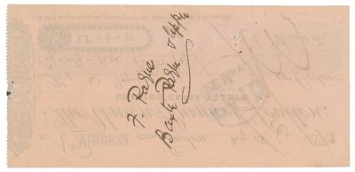 Lot #137 Charles Darwin Signed Check - Image 2