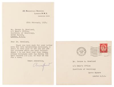 Lot #148 Sigmund Freud Autograph Letter Signed on Shakespeare's Authorship of King Lear - Image 6
