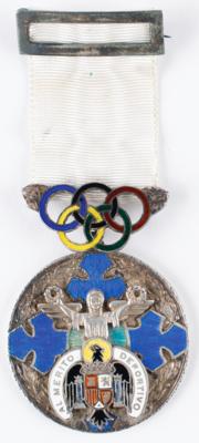 Lot #3401 Spanish Olympic Committee 1950 Merit Award - Image 1