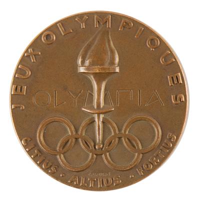 Lot #3078 Stockholm 1956 Summer Olympics Equestrian Events Bronze Winner's Medal for Show Jumping (Team) - Image 2
