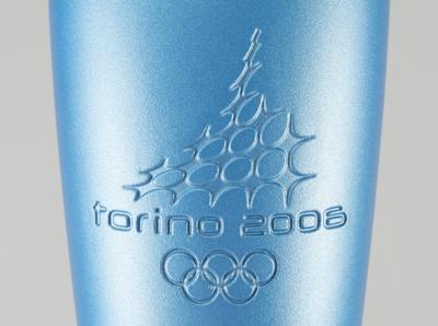 Lot #3031 Torino 2006 Winter Olympics Torch - From the Collection of IOC Member James Worrall - Image 3