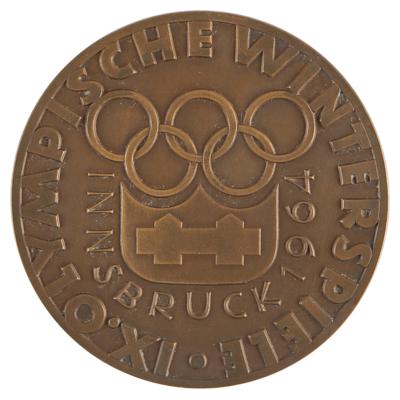 Lot #3138 Innsbruck 1964 Winter Olympics Bronze Participation Medal - Image 1