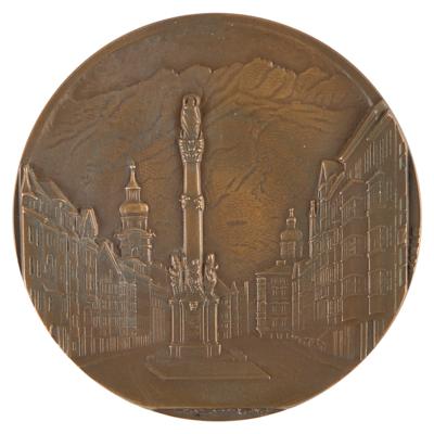 Lot #3138 Innsbruck 1964 Winter Olympics Bronze Participation Medal - Image 2