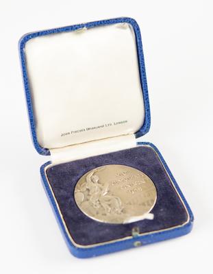 Lot #3070 London 1948 Summer Olympics Silver Winner's Medal - Image 3
