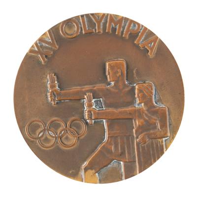 Lot #3133 Helsinki 1952 Summer Olympics Bronze Participation Medal - Image 1