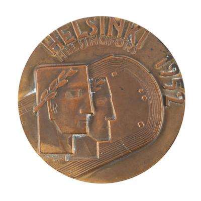 Lot #3133 Helsinki 1952 Summer Olympics Bronze Participation Medal - Image 2