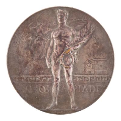 Lot #3059 Antwerp 1920 Olympics Bronze Winner's