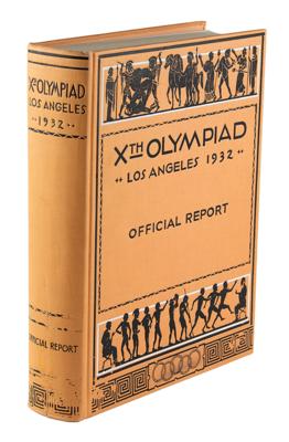 Lot #3306 Los Angeles 1932 Summer Olympics