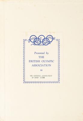 Lot #3309 London 1948 Summer Olympics Official Report - Image 2