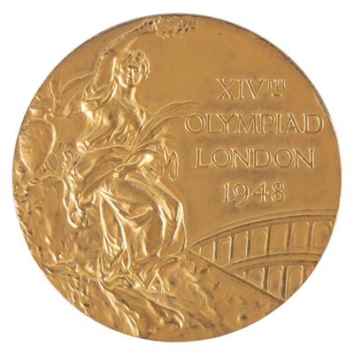 Lot #3071 London 1948 Summer Olympics Gold