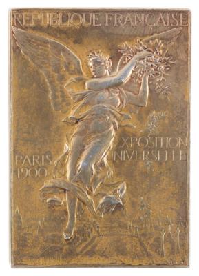 Lot #3050 Paris 1900 Olympics Gilt Silver Winner's