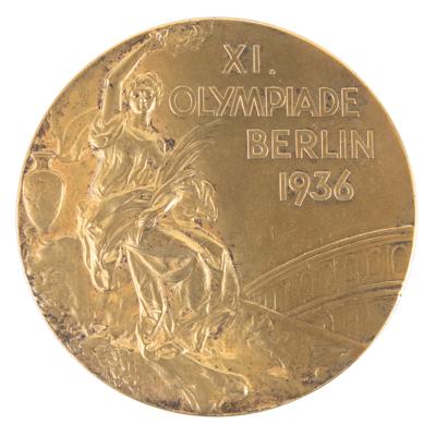 Lot #3066 Berlin 1936 Summer Olympics Gold Winner's Medal - Image 1