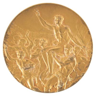 Lot #3066 Berlin 1936 Summer Olympics Gold Winner's Medal - Image 2