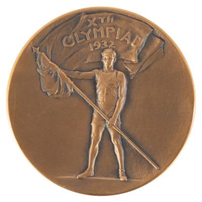 Lot #3125 Los Angeles 1932 Summer Olympics Bronze Participation Medal - Image 1