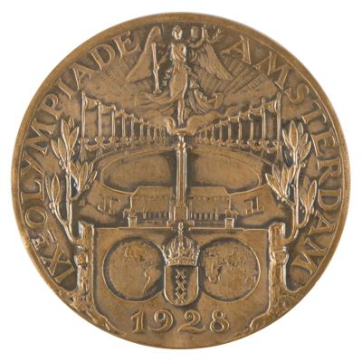 Lot #3124 Amsterdam 1928 Summer Olympics Bronze Participation Medal - Image 2