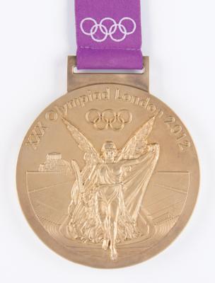 Lot #3109 London 2012 Summer Olympics Gold Winner's Medal Awarded to Cuban Boxer Roniel Iglesias - Image 3