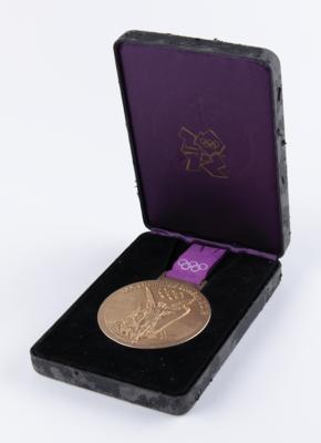 Lot #3109 London 2012 Summer Olympics Gold Winner's Medal Awarded to Cuban Boxer Roniel Iglesias - Image 8