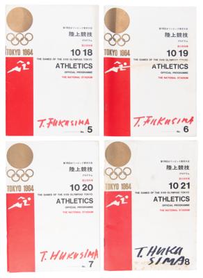 Lot #3320 Tokyo 1964 Summer Olympics Set of (10) Programs for Opening and Closing Ceremonies, and Athletics Events - Image 4