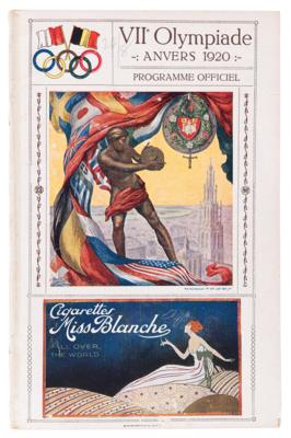 Lot #3313 Antwerp 1920 Olympics Daily Program - Image 1