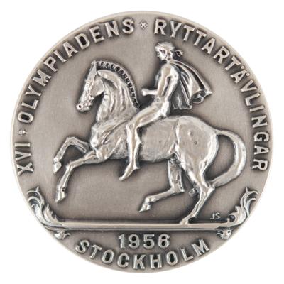 Lot #3080 Stockholm 1956 Summer Olympics Silver Winner's Medal –one of 12 struck - Image 2