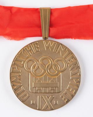 Lot #3082 Innsbruck 1964 Winter Olympics Gold Winner's Medal for Ice Hockey - Image 3