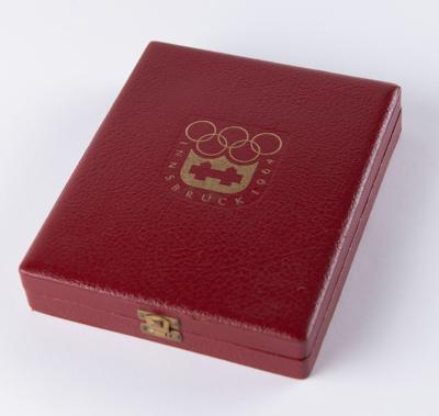 Lot #3082 Innsbruck 1964 Winter Olympics Gold Winner's Medal for Ice Hockey - Image 7