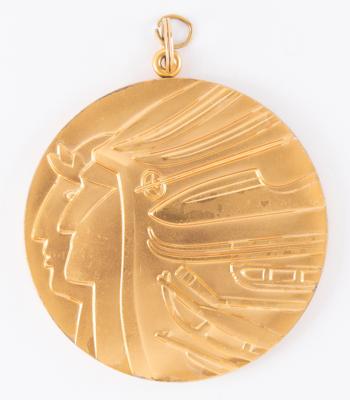 Lot #3095 Calgary 1988 Winter Olympics Gold Winner's Medal for Ice Hockey - Image 1