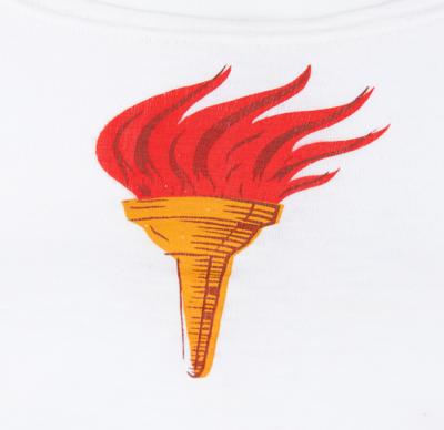 Lot #3434 Melbourne 1956 Summer Olympics Official Torchbearer Tank Top Shirt - Image 3