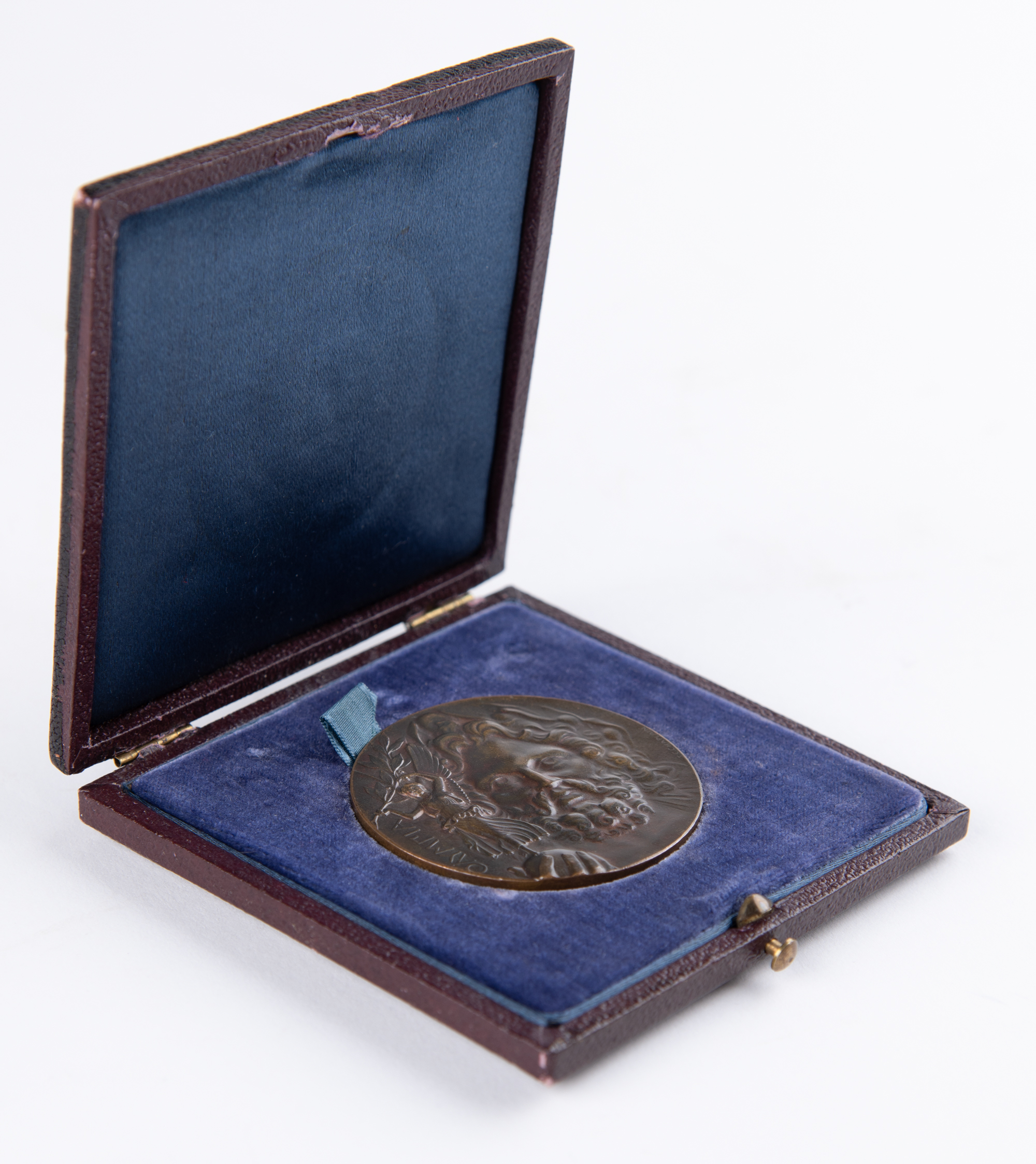 Lot #3047 Athens 1896 Olympics Bronze Winner's Medal in Box - Image 4