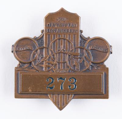 Lot #3202 Los Angeles 1932 Summer Olympics Bronze