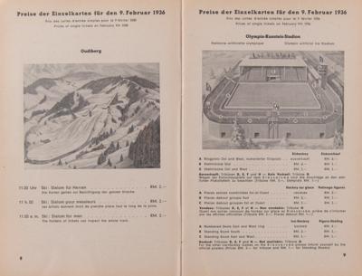 Lot #3318 Garmisch 1936 Winter Olympics (4) Daily Programs - Image 4