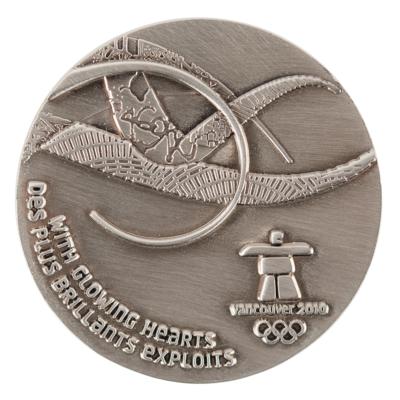 Lot #3166 Vancouver 2010 Winter Olympics Volunteer Participation Medal - Image 1