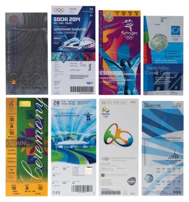 Lot #3324 Summer and Winter Olympics Collection of (23) Closing Ceremony Tickets - Image 2