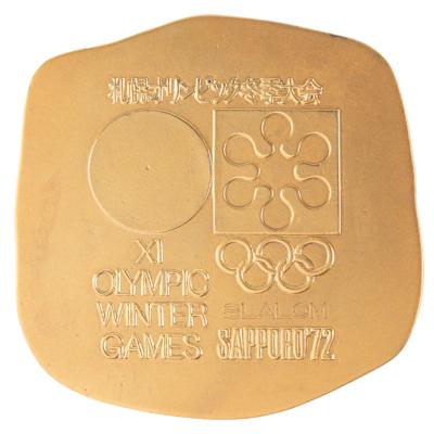 Lot #3087 Sapporo 1972 Winter Olympics Gold Winner's Medal Prototype - Image 2