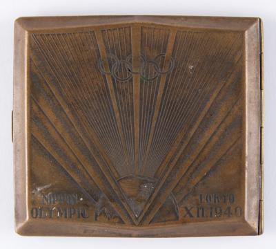 Lot #3369 Tokyo 1940 Summer Olympics Cigarette Case - Image 1