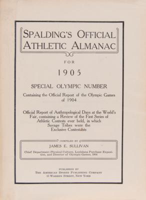 Lot #3301 St. Louis 1904 Olympics 'Official' Report by Spalding - Image 4