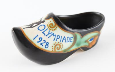 Lot #3368 Amsterdam 1928 Summer Olympics Commemorative Ceramic Clog - Image 2