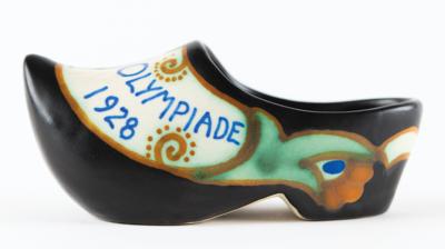 Lot #3368 Amsterdam 1928 Summer Olympics Commemorative Ceramic Clog - Image 3