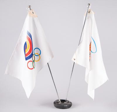 Lot #3377 Olympics Flag Collection (7) - Image 2