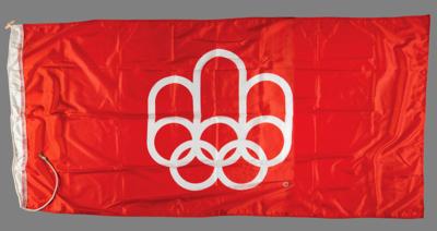 Lot #3379 Montreal 1976 Summer Olympics Flag - Image 1