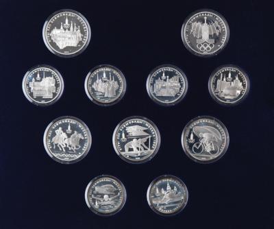 Lot #3374 Moscow 1980 Summer Olympics (28) Coin Set - Image 2