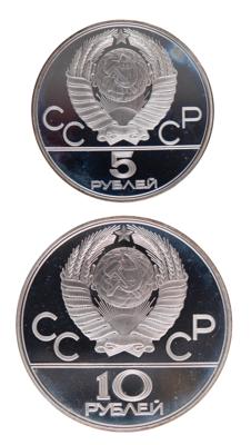 Lot #3374 Moscow 1980 Summer Olympics (28) Coin Set - Image 5