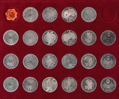 Lot #3372 Munich 1972 Summer Olympics (22) Coin Set - Image 2