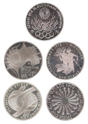 Lot #3372 Munich 1972 Summer Olympics (22) Coin Set - Image 3